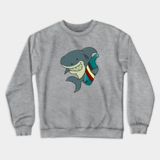 The great white surfer Crewneck Sweatshirt